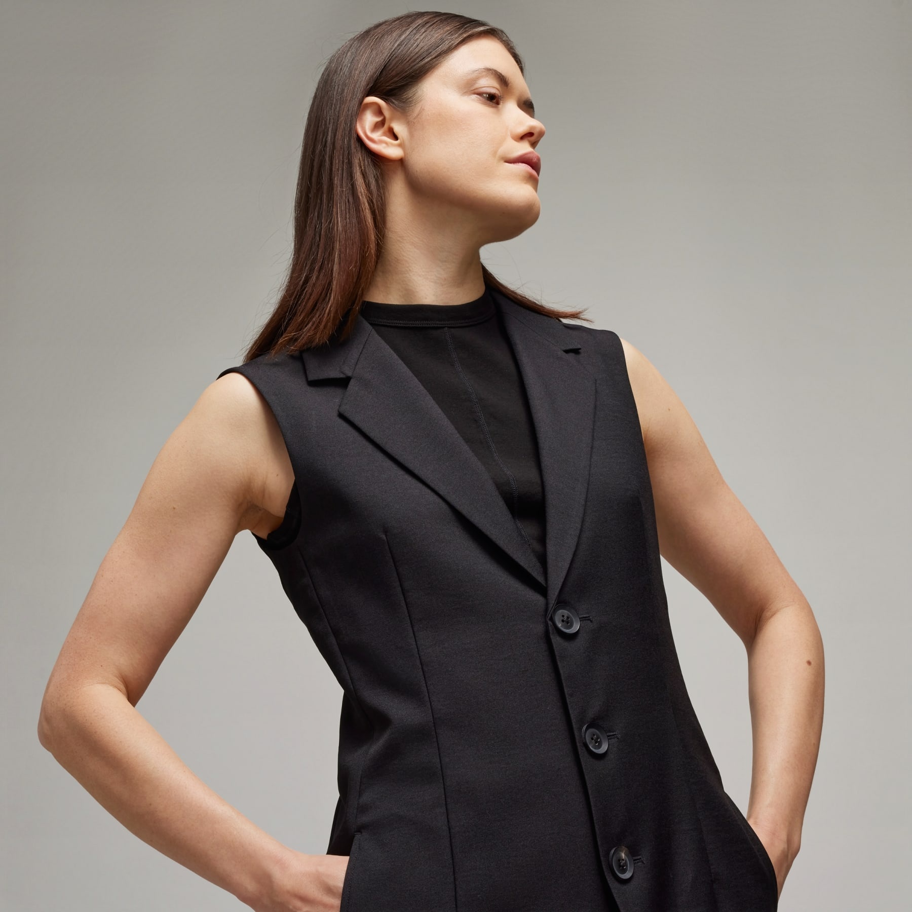 Y-3 Sport Uniform Tailored Patch Vest - 7