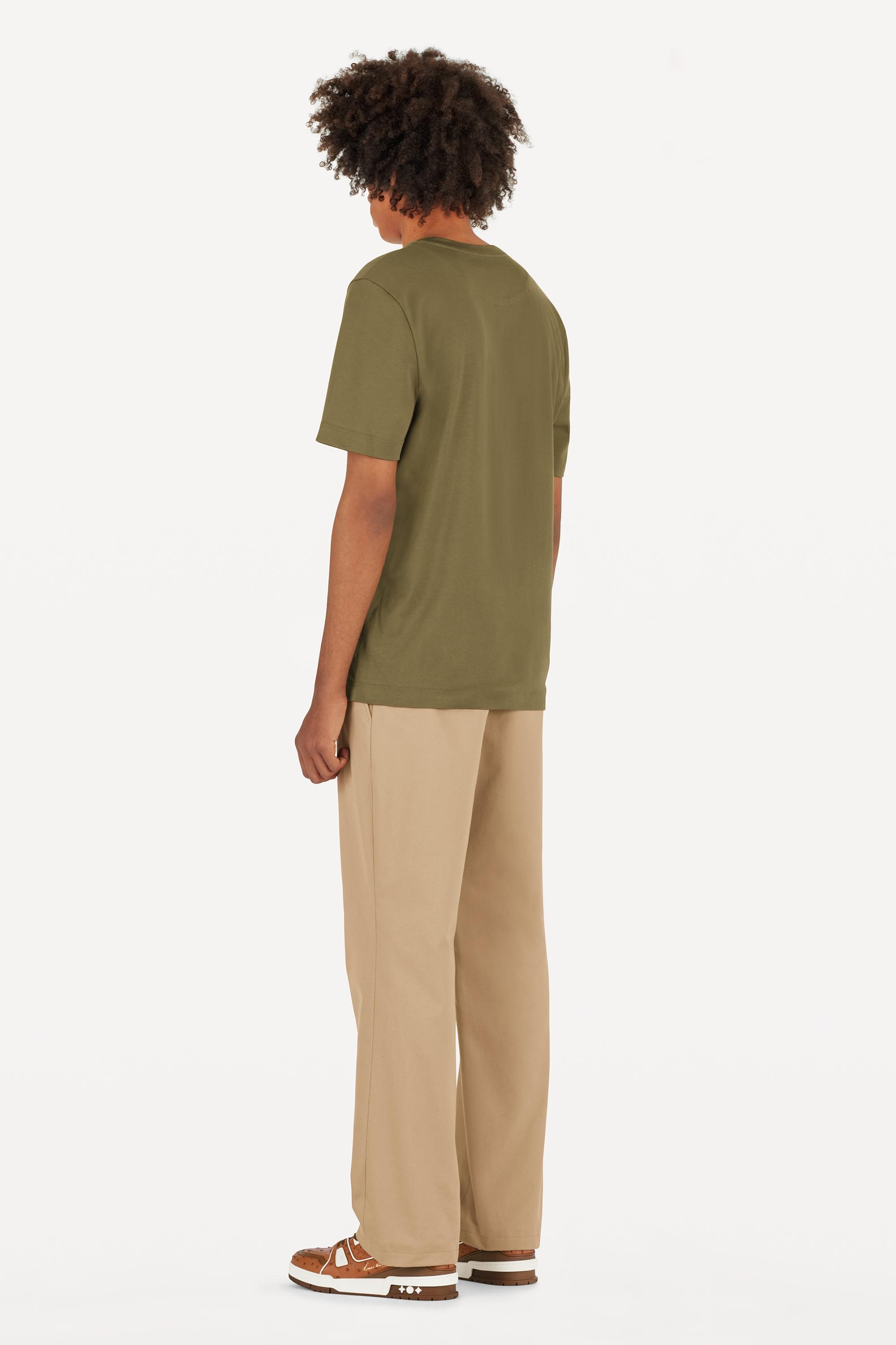 Damier Pocket Crew Neck T-shirt - 4