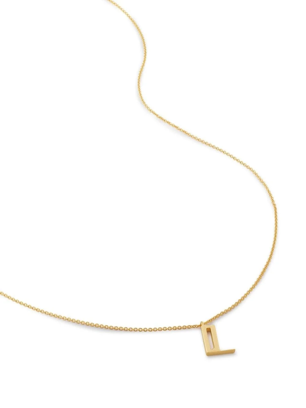 alphabet L-pendant necklace - 1