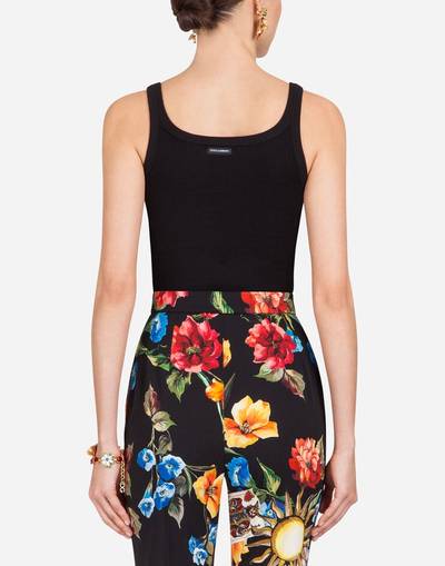 Dolce & Gabbana Sleeveless cotton t-shirt outlook