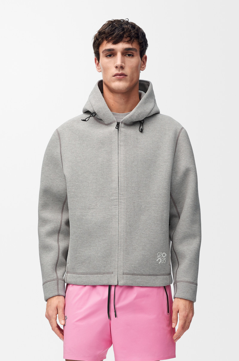 Hoodie in technical jersey 4