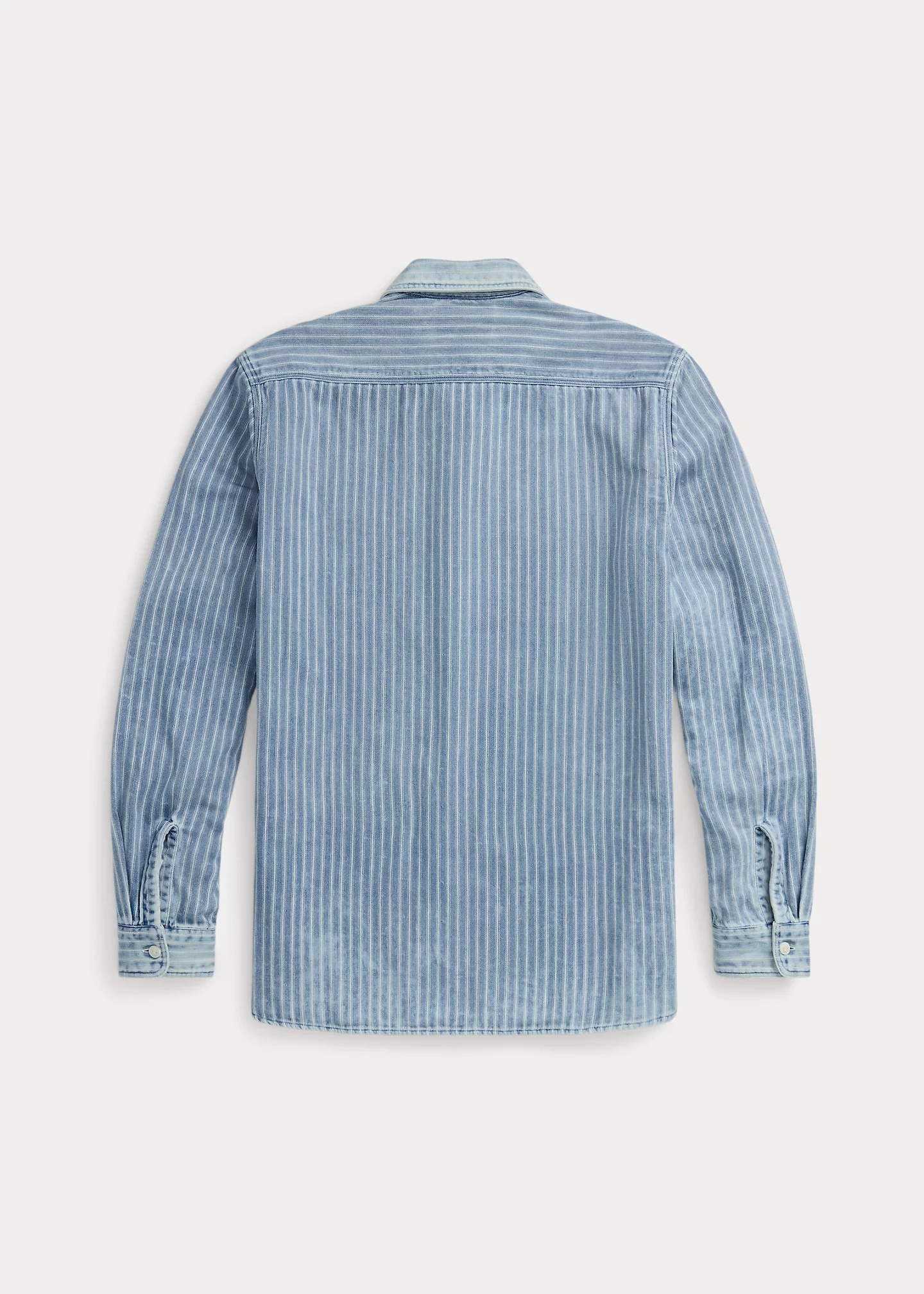 Indigo Striped Double-Faced Workshirt - 2
