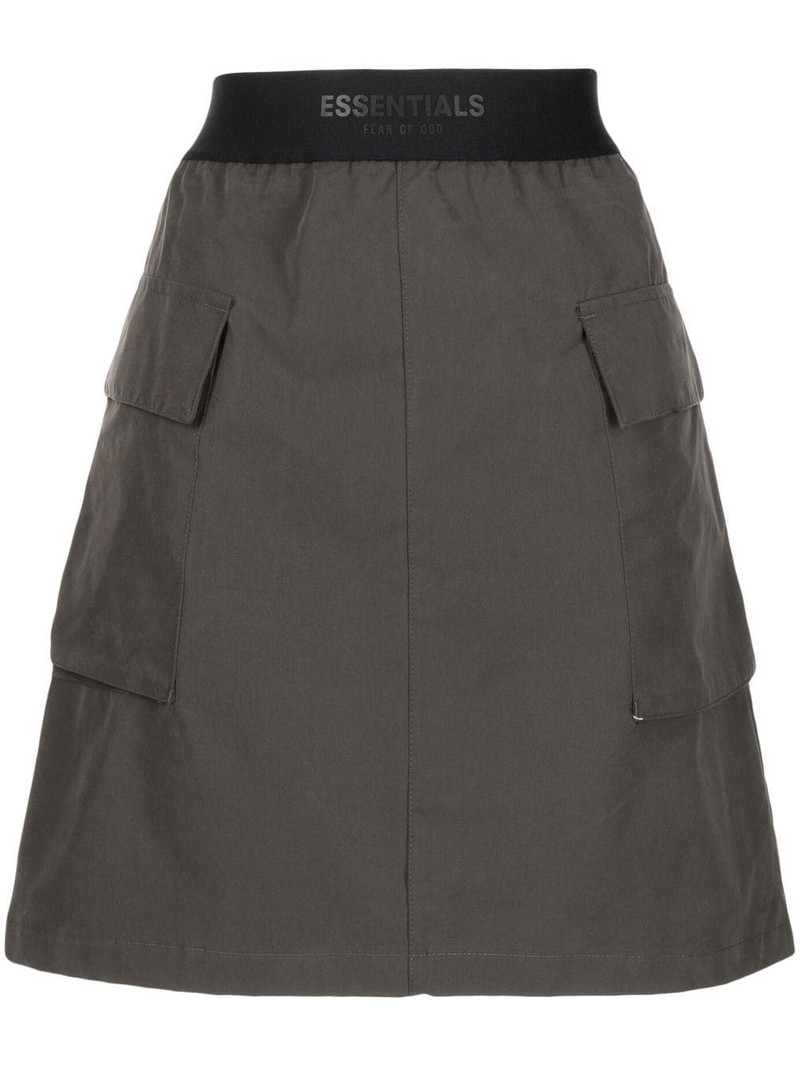 flap-pocket midi skirt 1