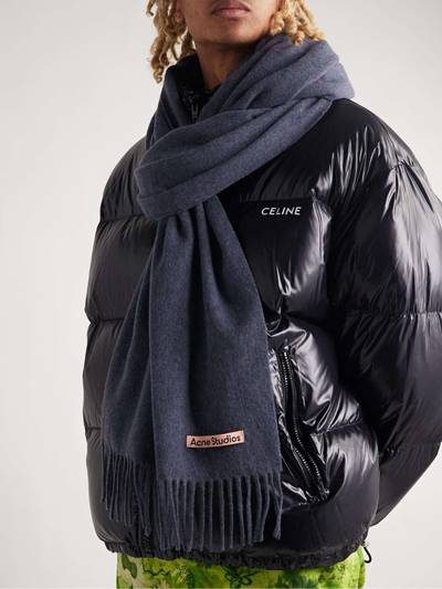Acne Studios Canada Fringed Wool Scarf outlook
