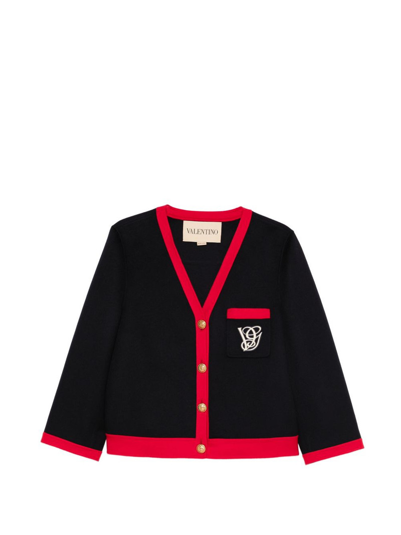 chest-pocket cardigan 1