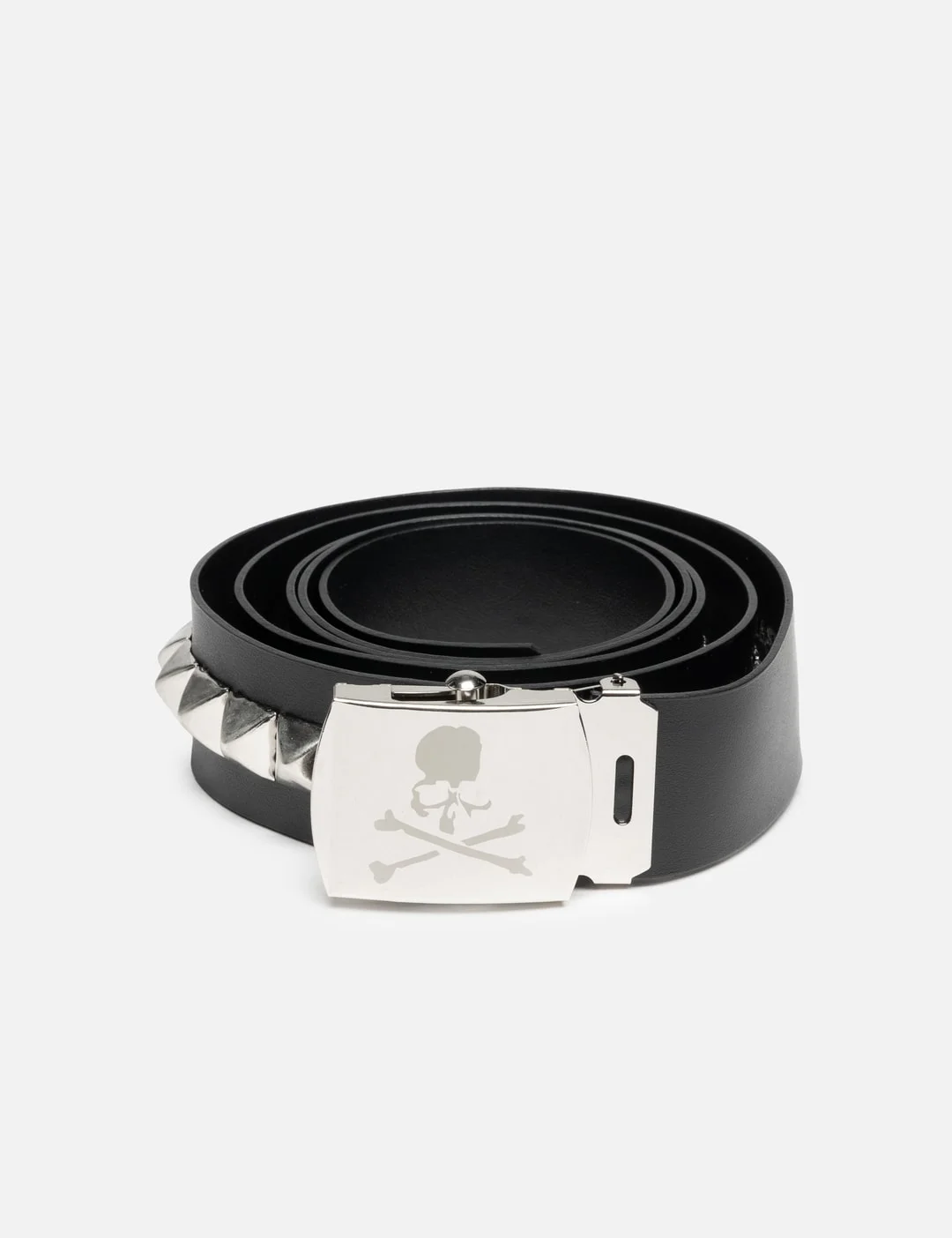 SINGLE-STUD LEATHER BELT - 1