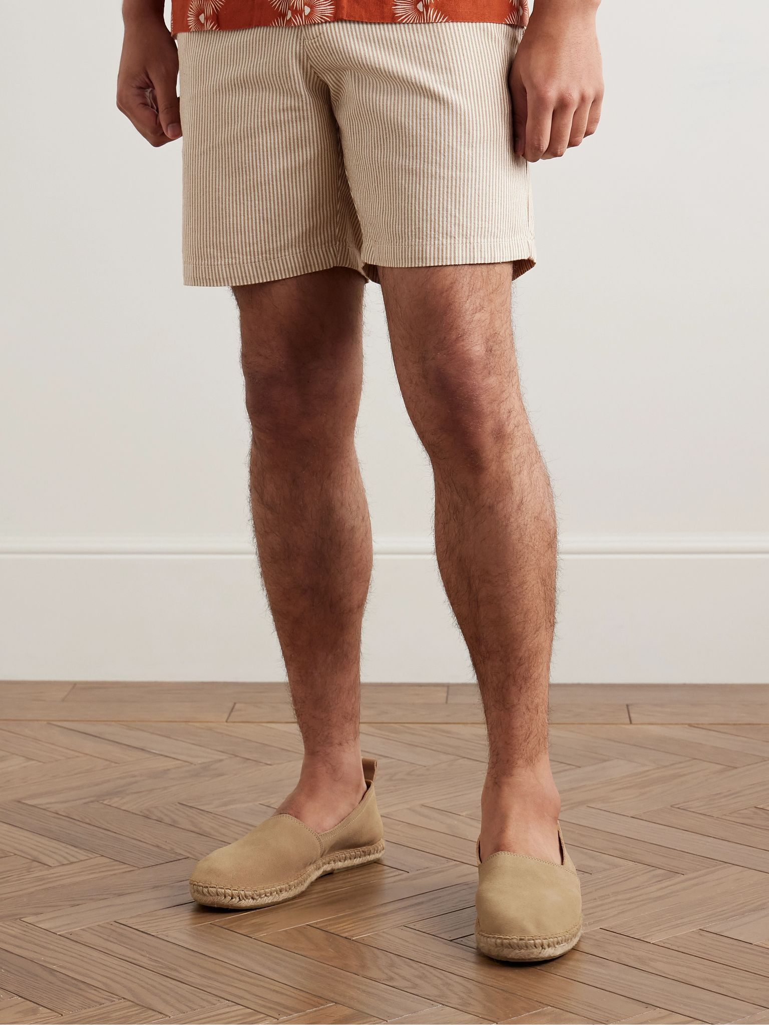 Helio Suede Espadrilles Beige - 2
