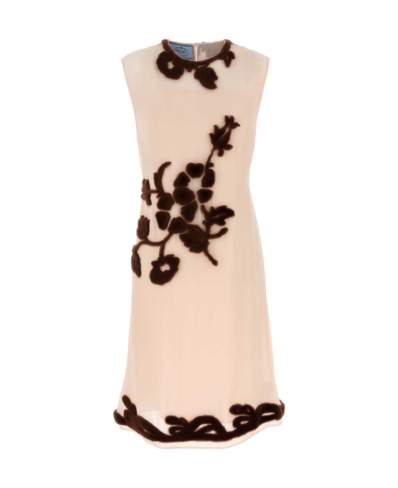 Ivory Georgette Dress - 1