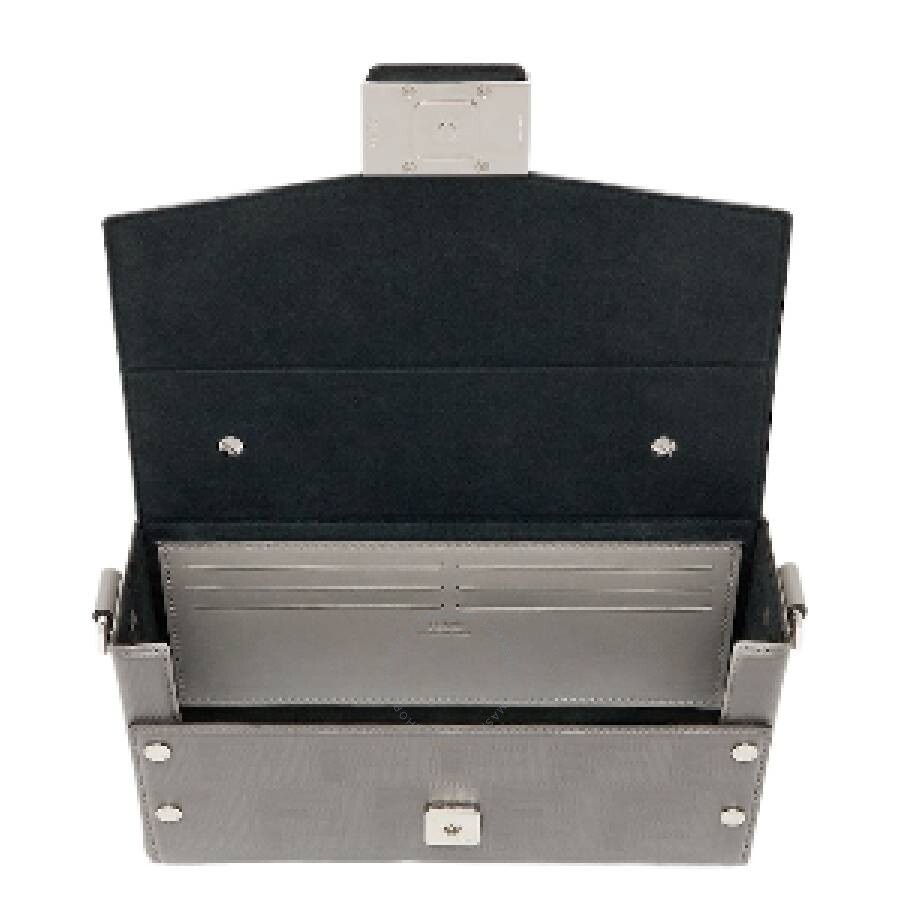 Fendi Soft Trunk Baguette Crossbody Bag - 3