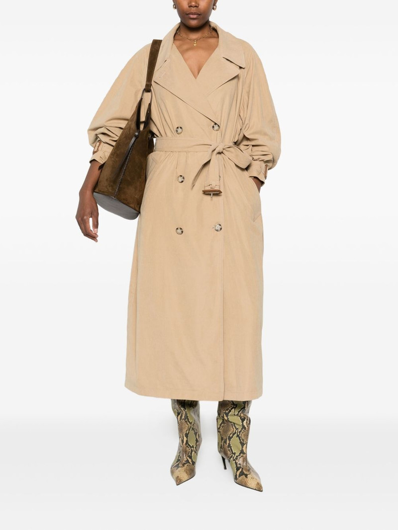 Isabel Marant Elea belted double-breasted trench coat outlook