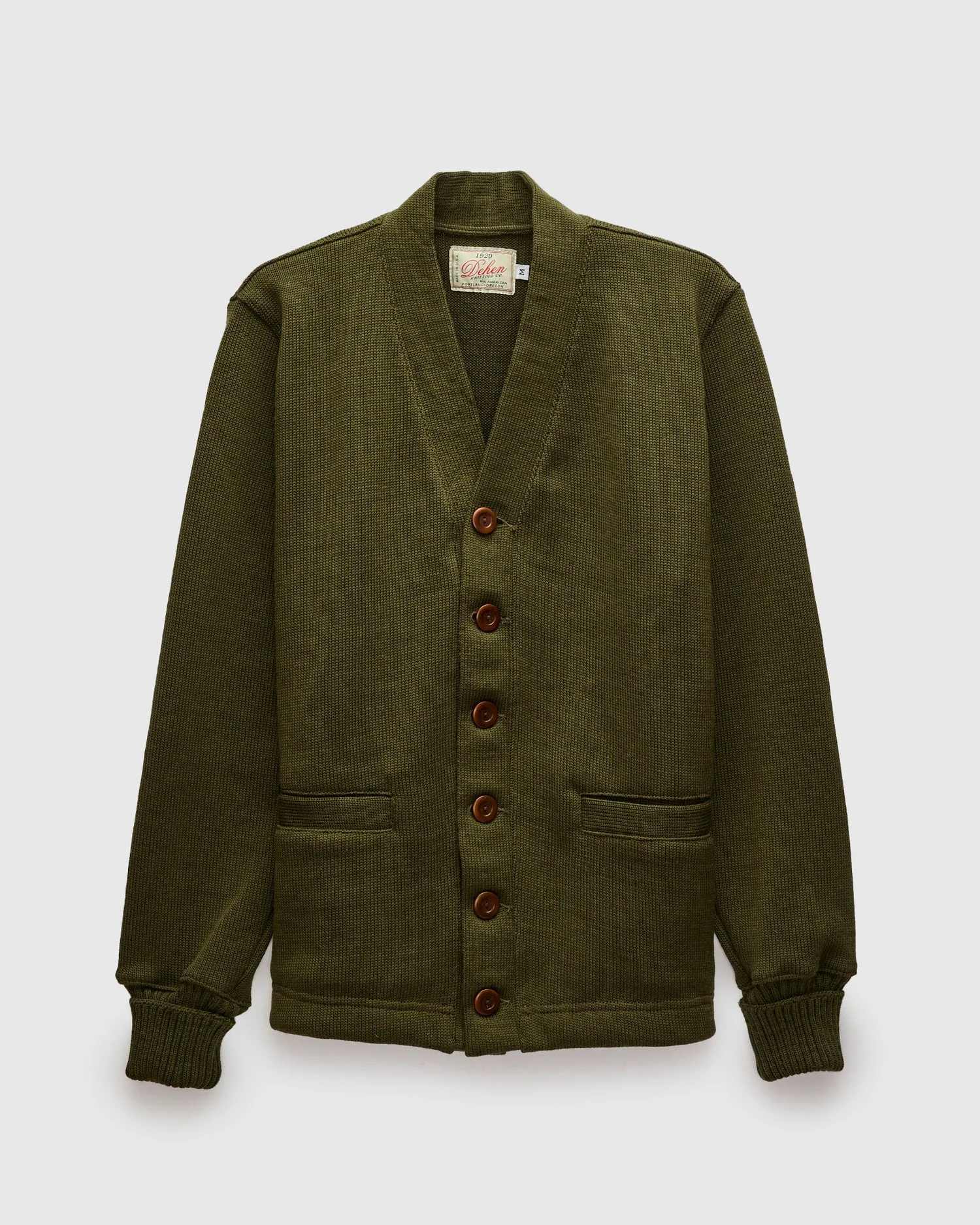 Classic Cardigan in Loden - 1