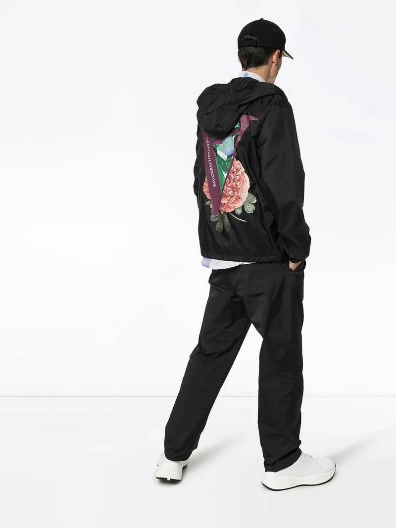 Valentino pleated straight leg trousers outlook