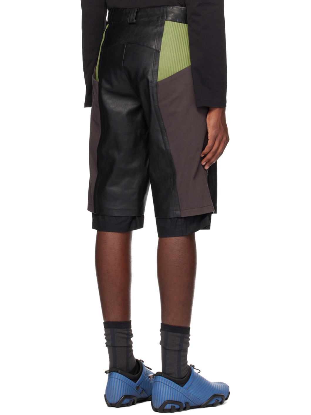 Black Kiko Kostadinov Edition Inayat Shorts - 3