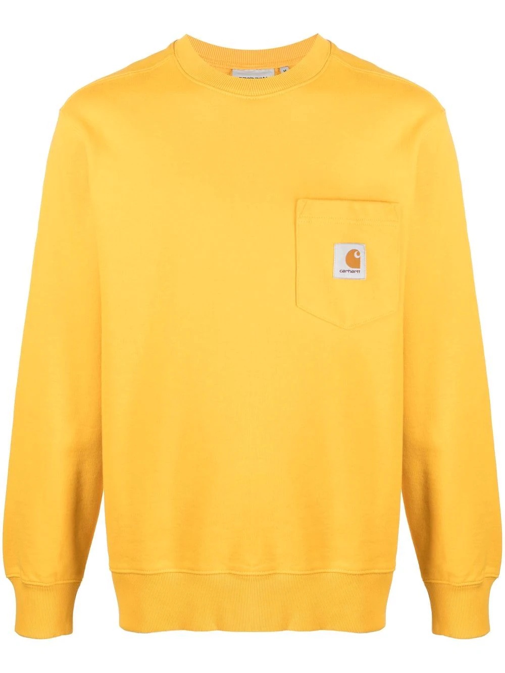 chest logo-patch jumper - 1