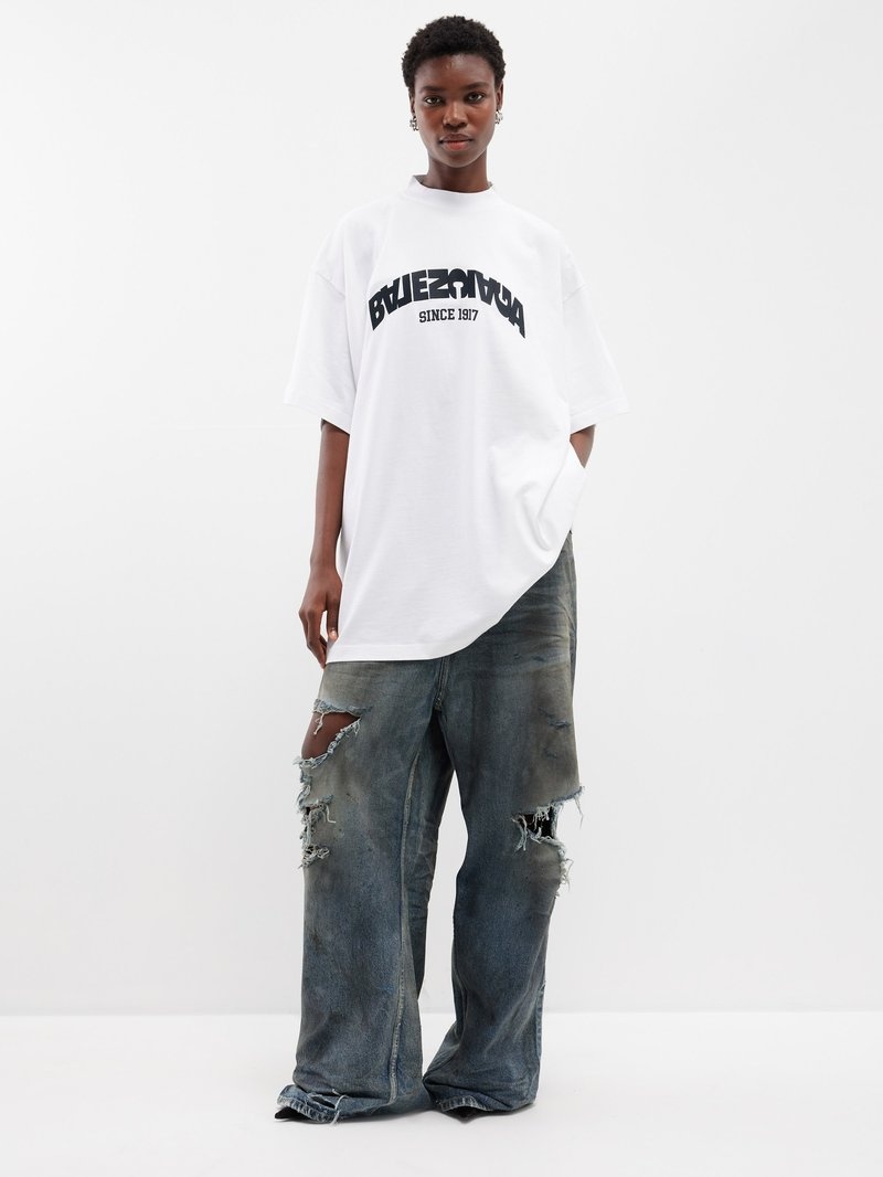 【送料&関税込】balenciaga Back Reflective T-shirt Balenciaga | Back Reflective T-Shirt | Regular Fit T-Shirts