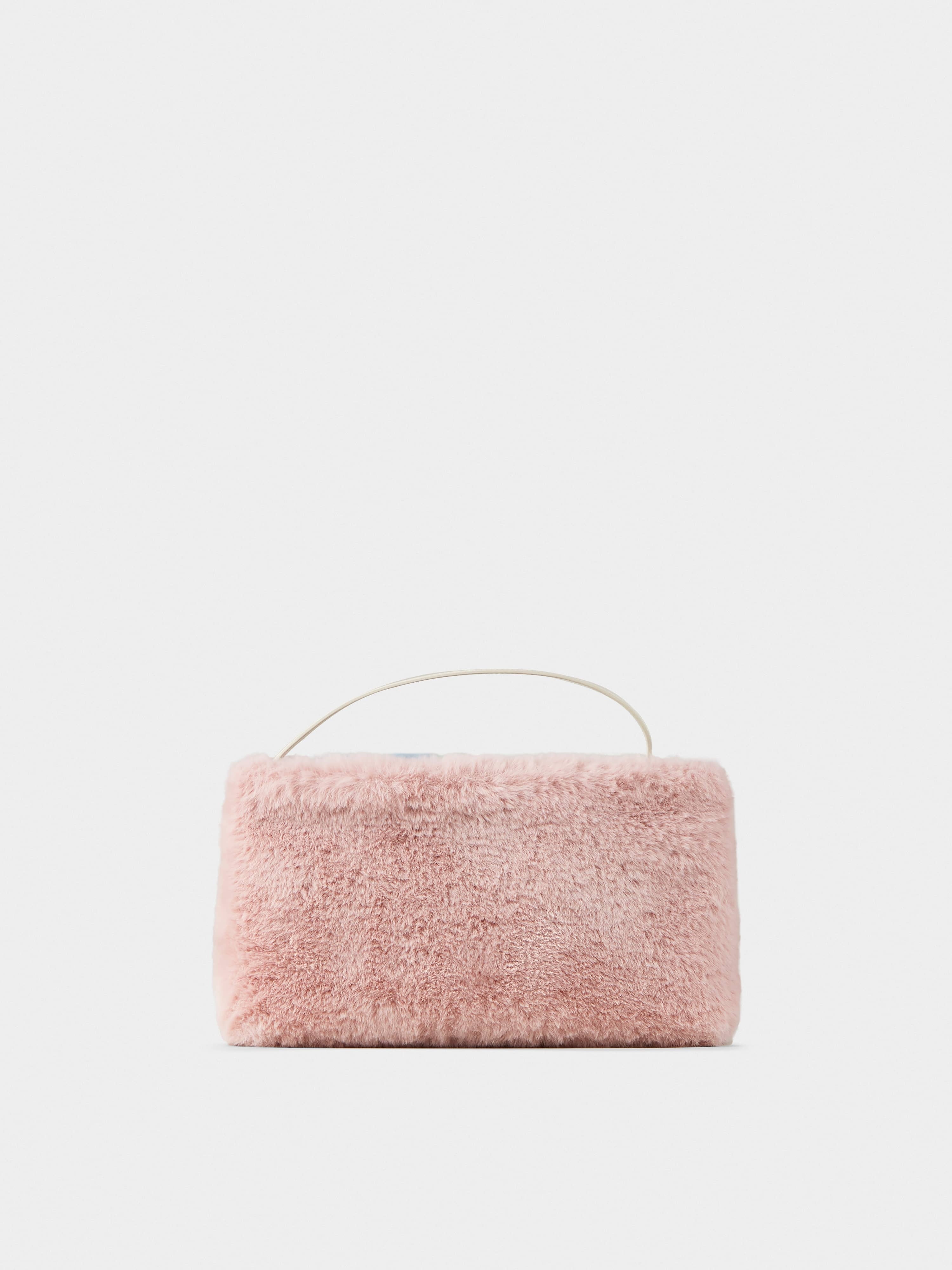 RV Nightlily Winter Blossom Mini Bag in Faux Fur - 5