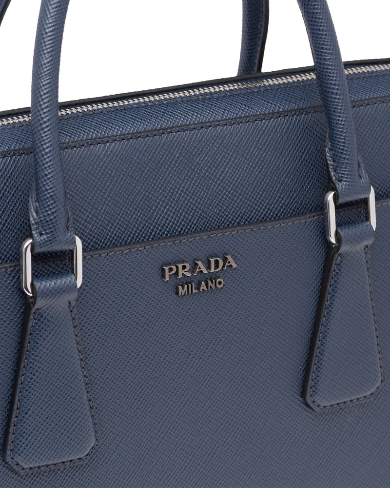 Saffiano Leather Briefcase 6
