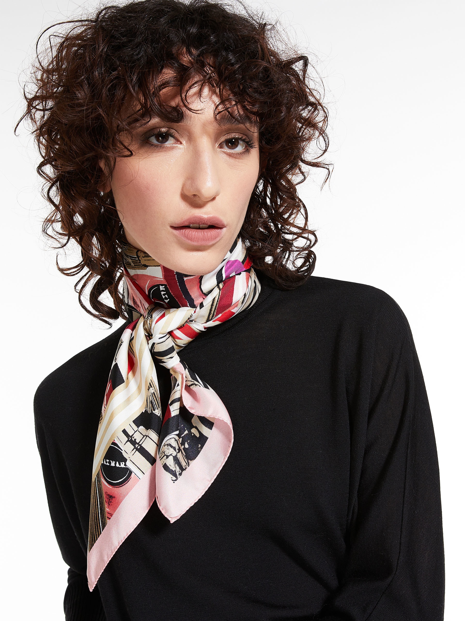 CARRE90 Printed silk foulard - 4