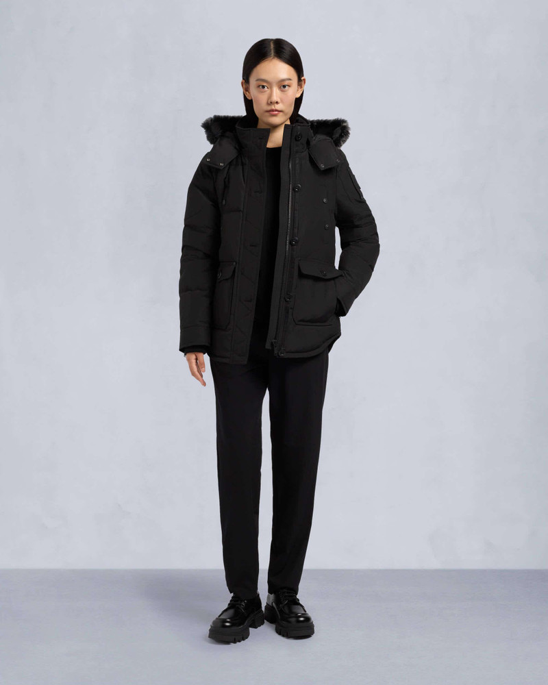 MOOSE KNUCKLES ONYX ANGUILLE SHEARLING JACKET outlook