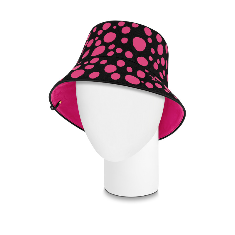 LV x YK Reversible Infinity Dots Bucket Hat 4