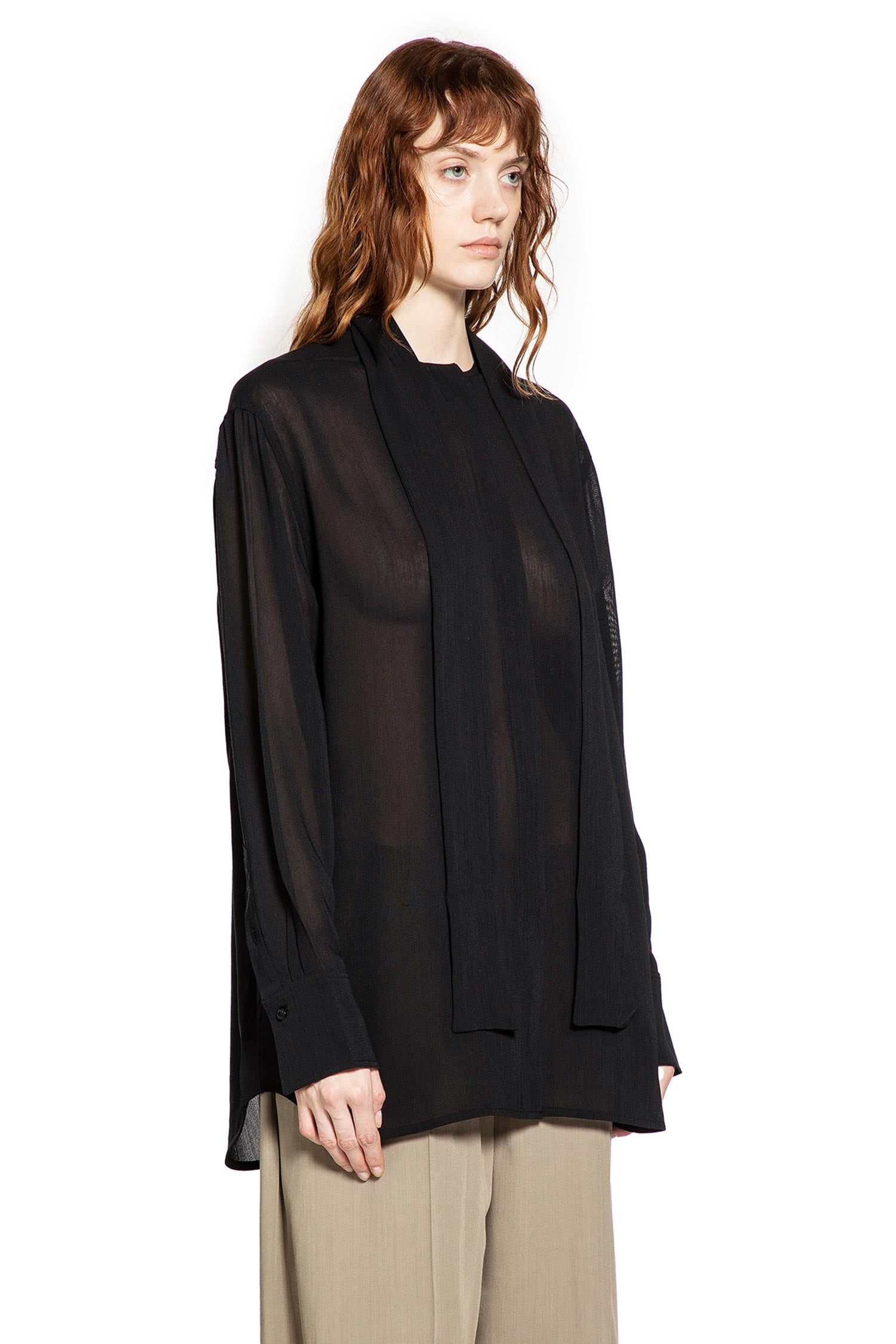 Long Scarf Blouse - 2
