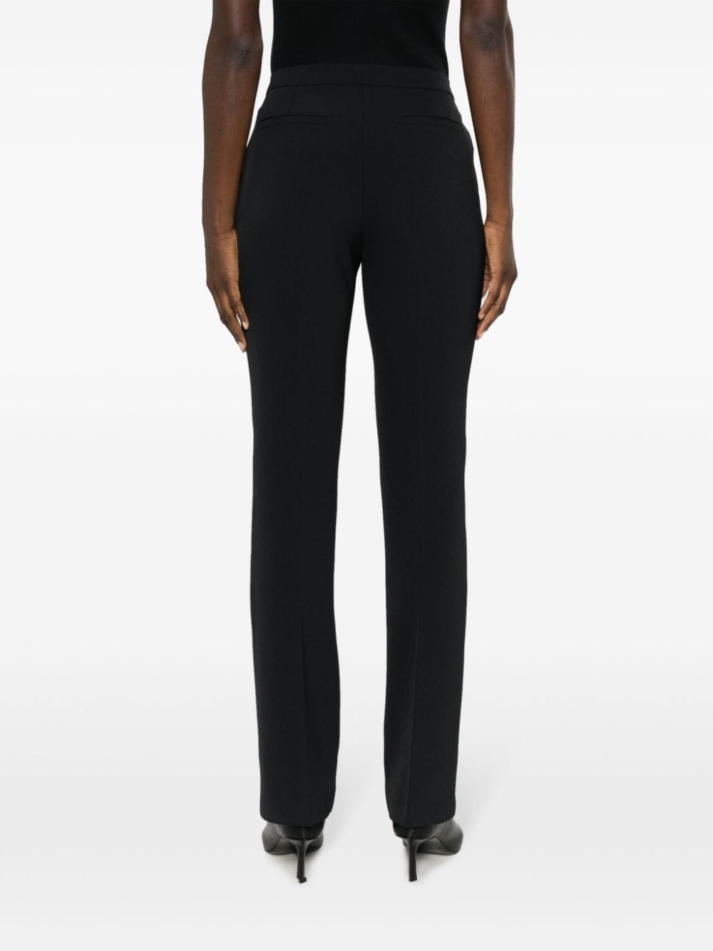 pleated flared trousers - 4