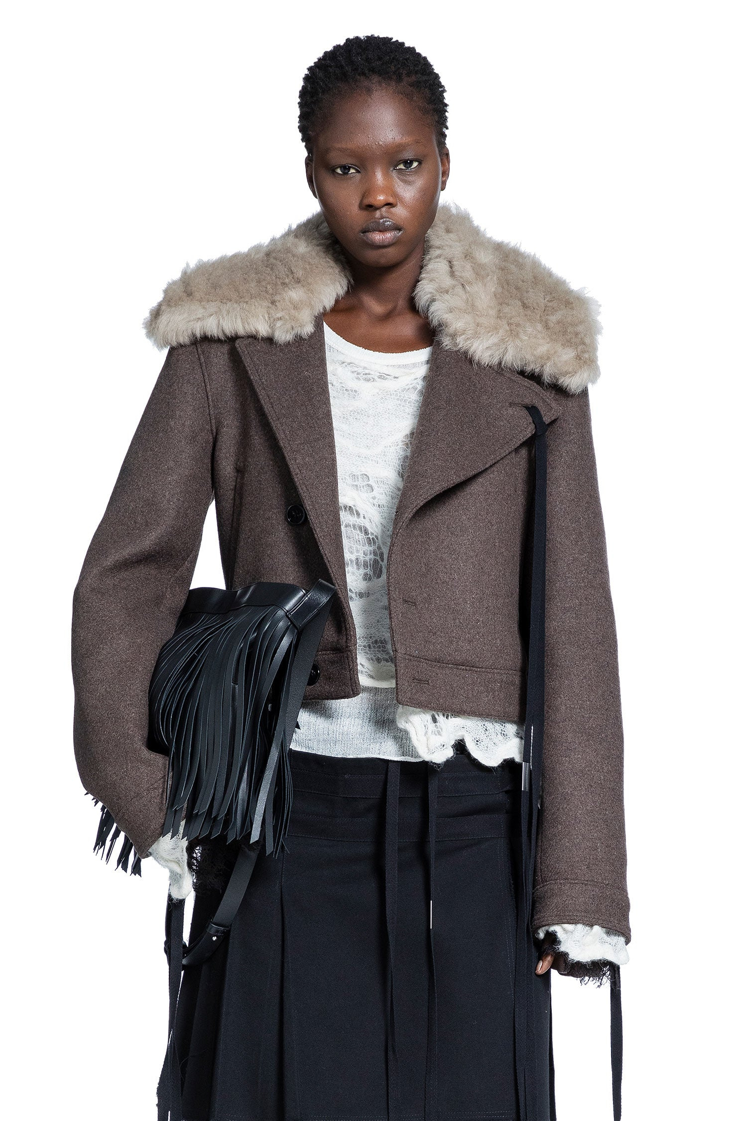 Wiebke Wool And Shearling Perfecto - 6