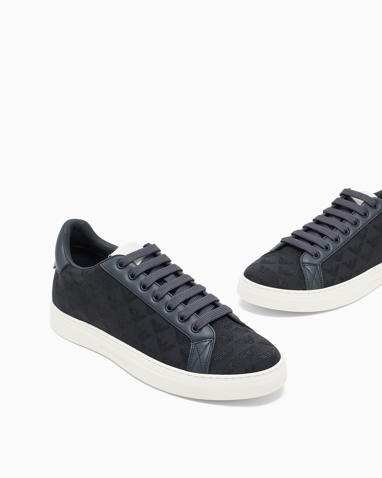 NYLON SNEAKERS WITH JACQUARD ALL-OVER EAGLE - 5