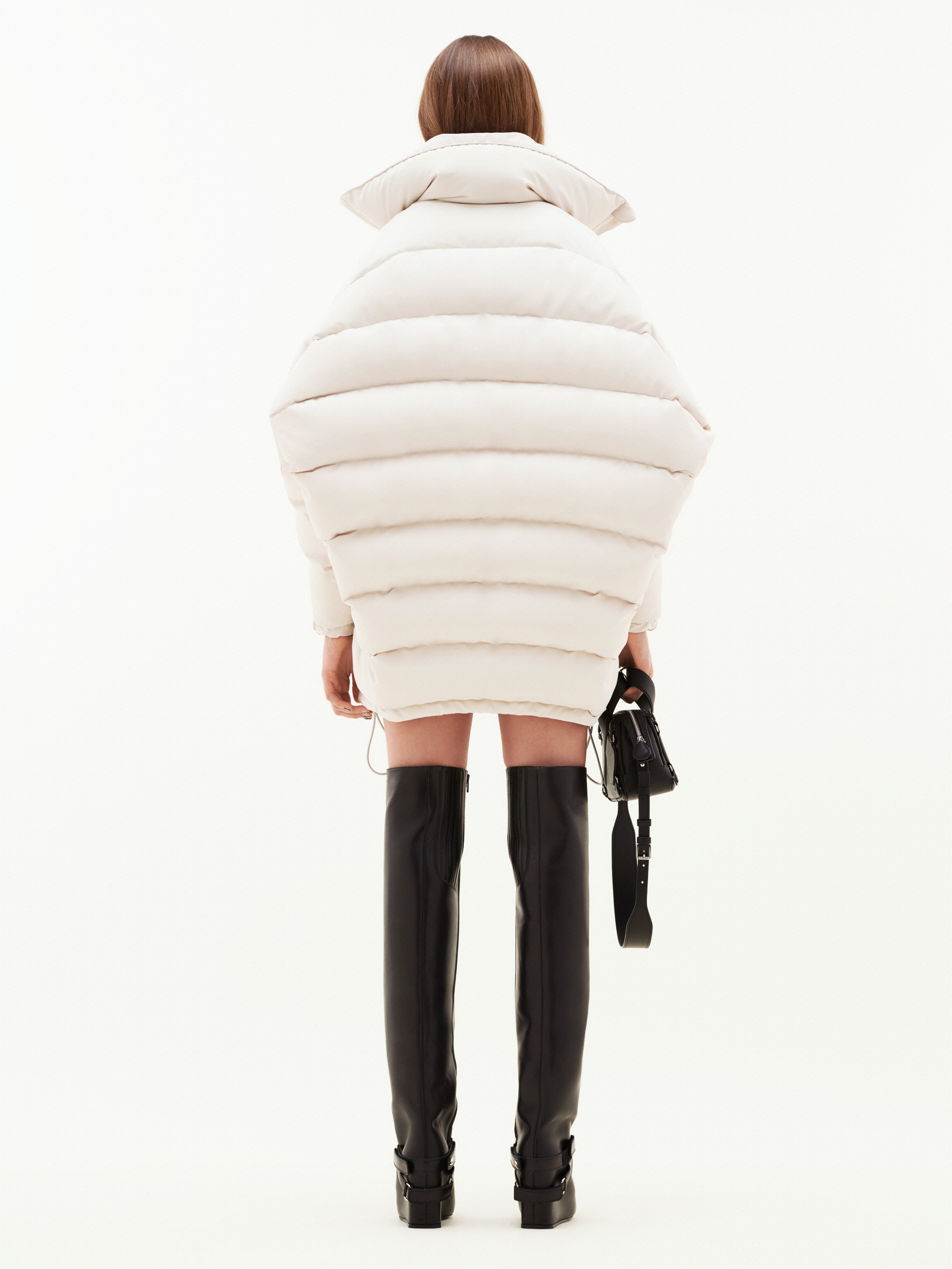 SHORT PRISM NYLON PUFFER - 4