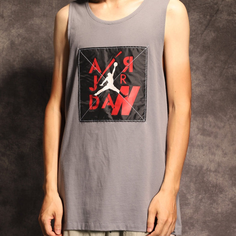 Jordan Air Jordan Sports Training Basketball Vest Iron gray CI0276-065 outlook