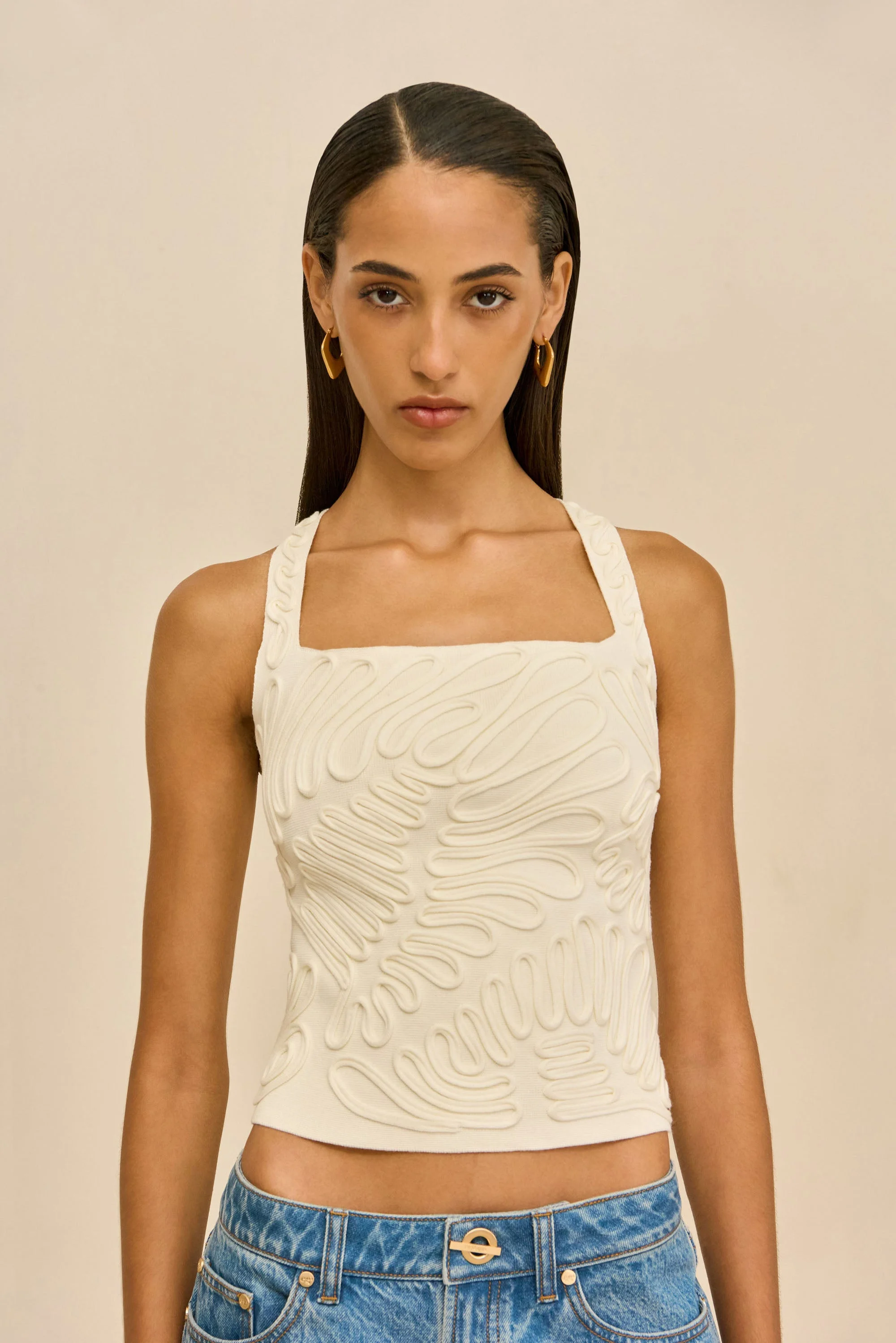 STELLA KNIT TOP - 1