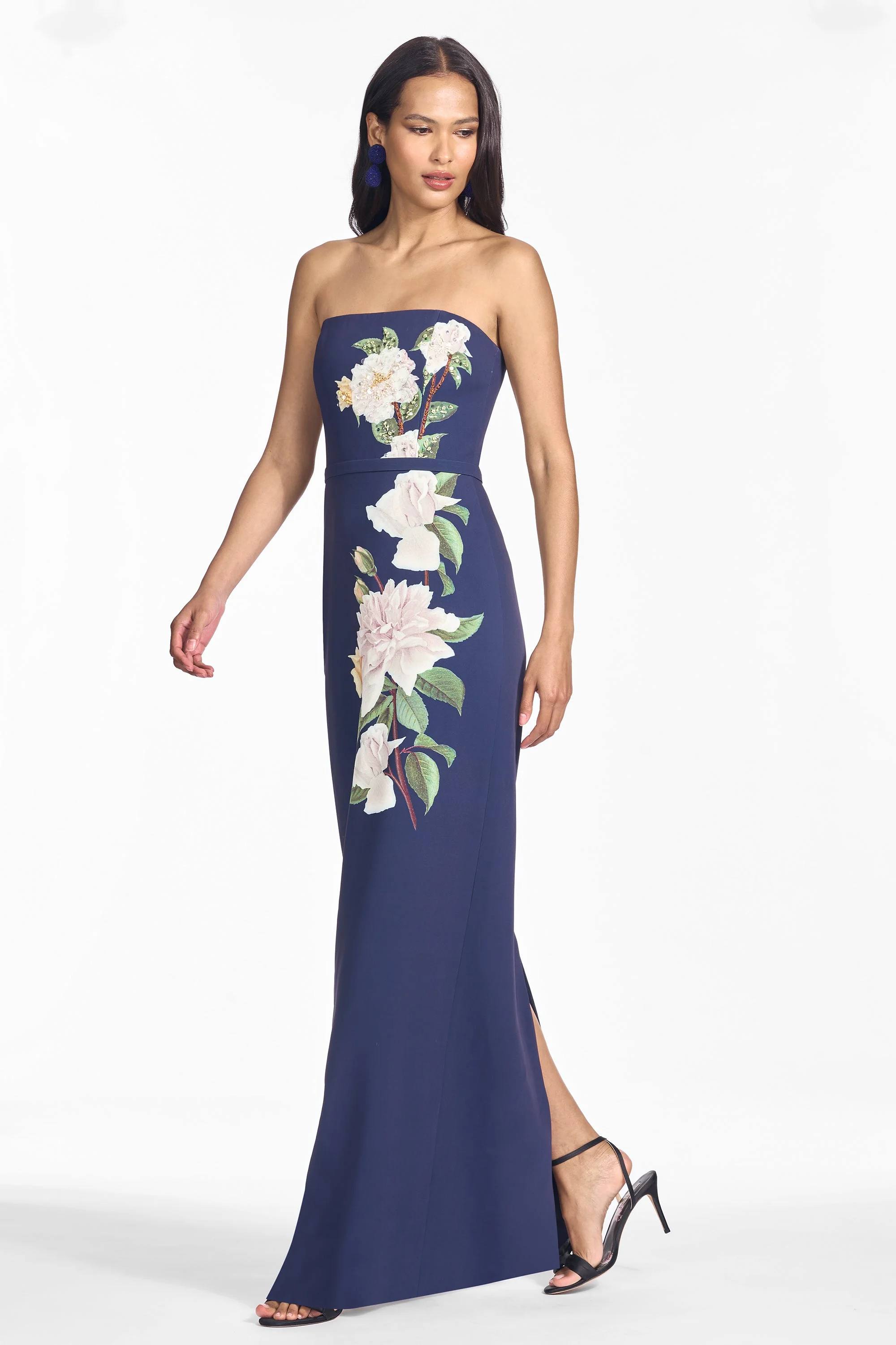EMBELLISHED SOPHIA GOWN - EVENING GARDENIA - 1