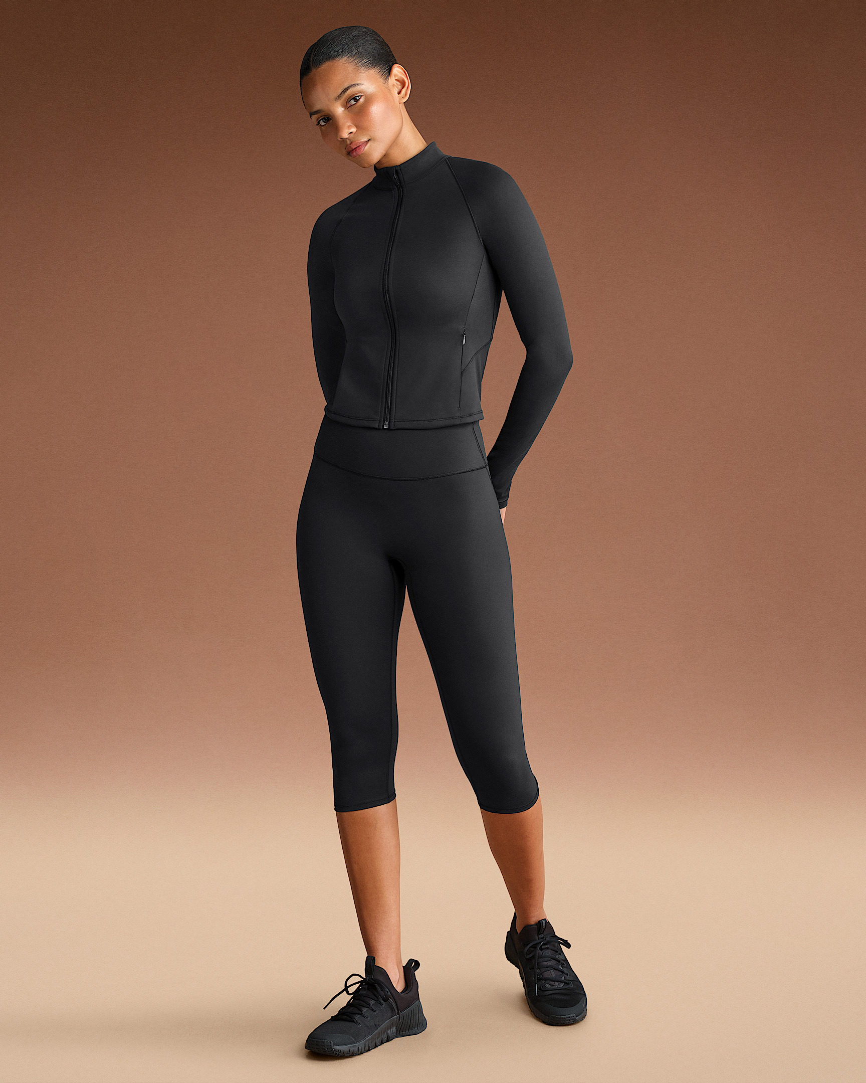 NikeSKIMS Matte Women's Mock-Neck Full-Zip Jacket - 4