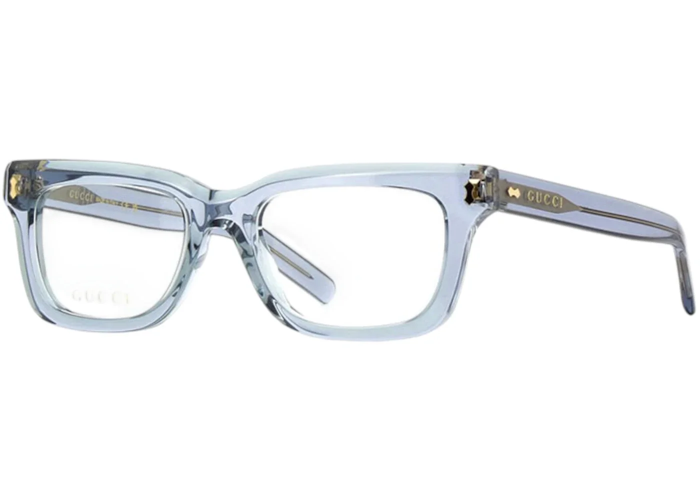 Gucci Square Eyeglasses Transparent Grey (GG1522O 008) - 1