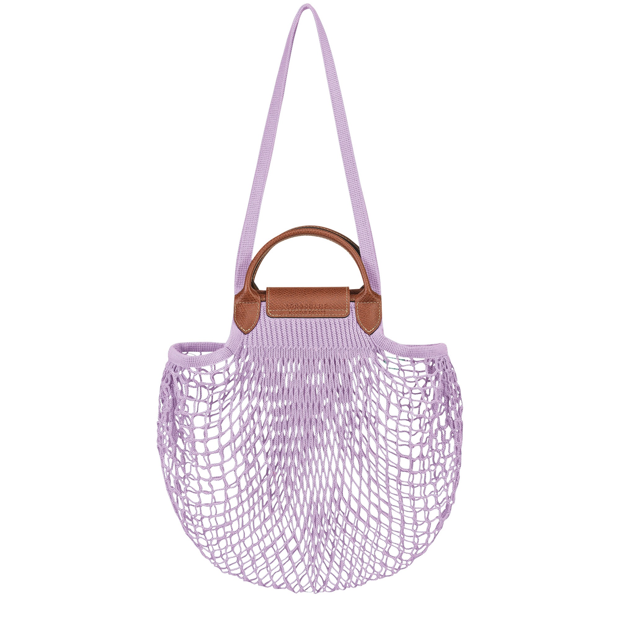 Le Pliage filet L Mesh bag Lilac - Canvas - 3