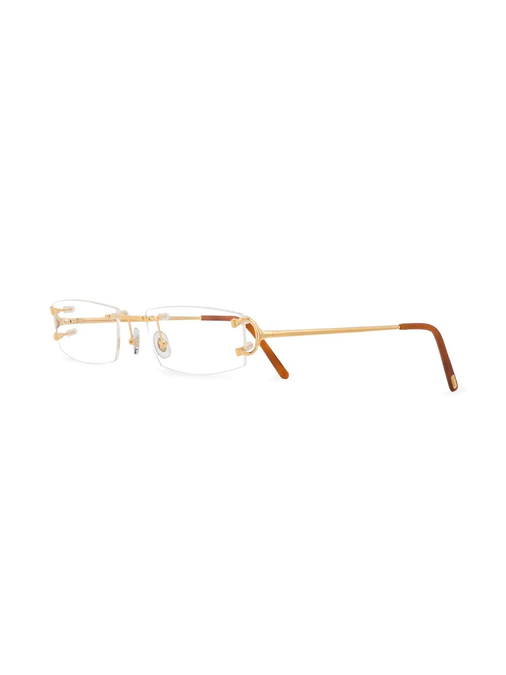rectangular frame glasses - 2