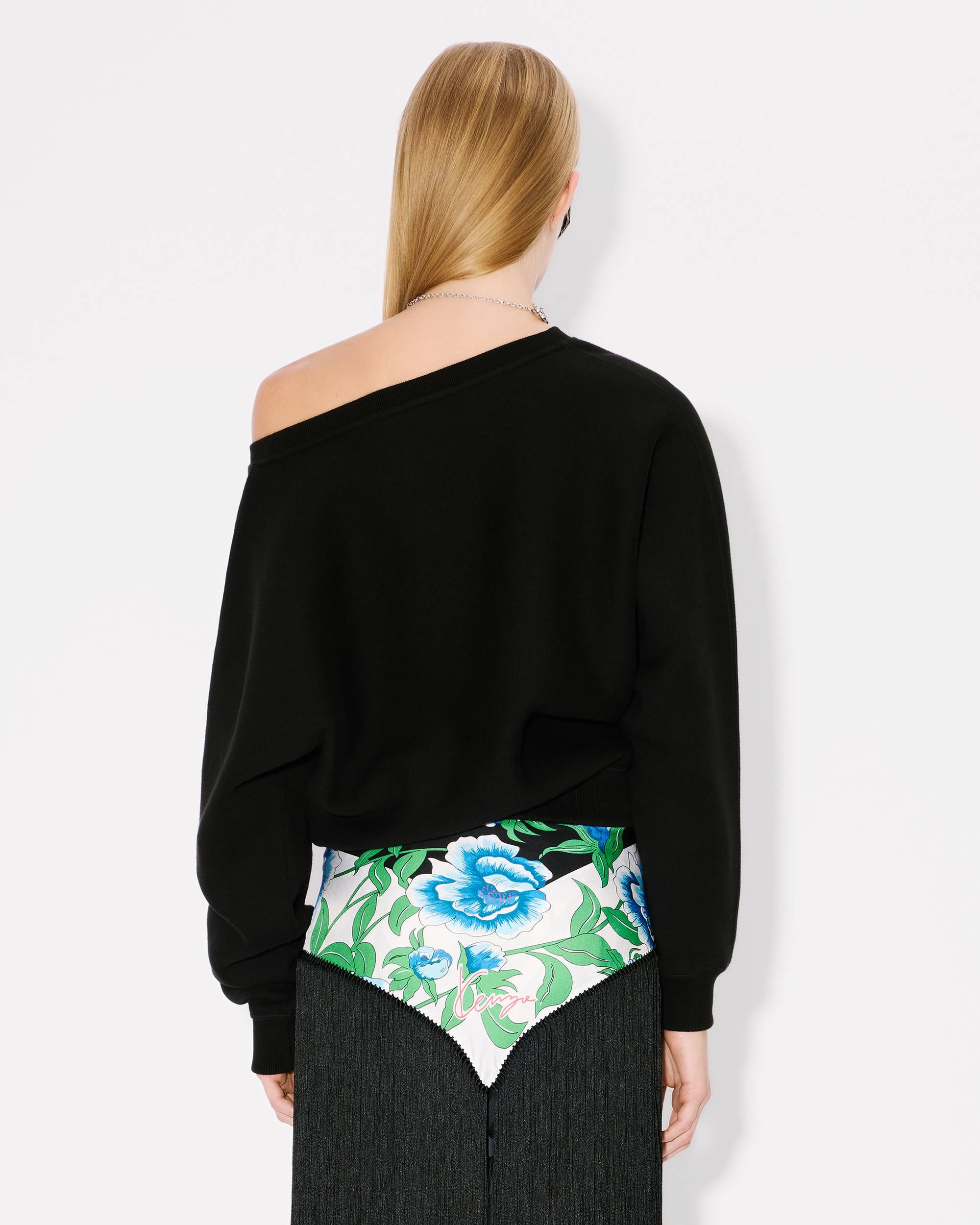 'KENZO Peonies' batwing sweatshirt in cotton - 4