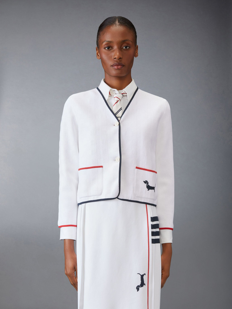 Pointelle Hector Cardigan Jacket - 1