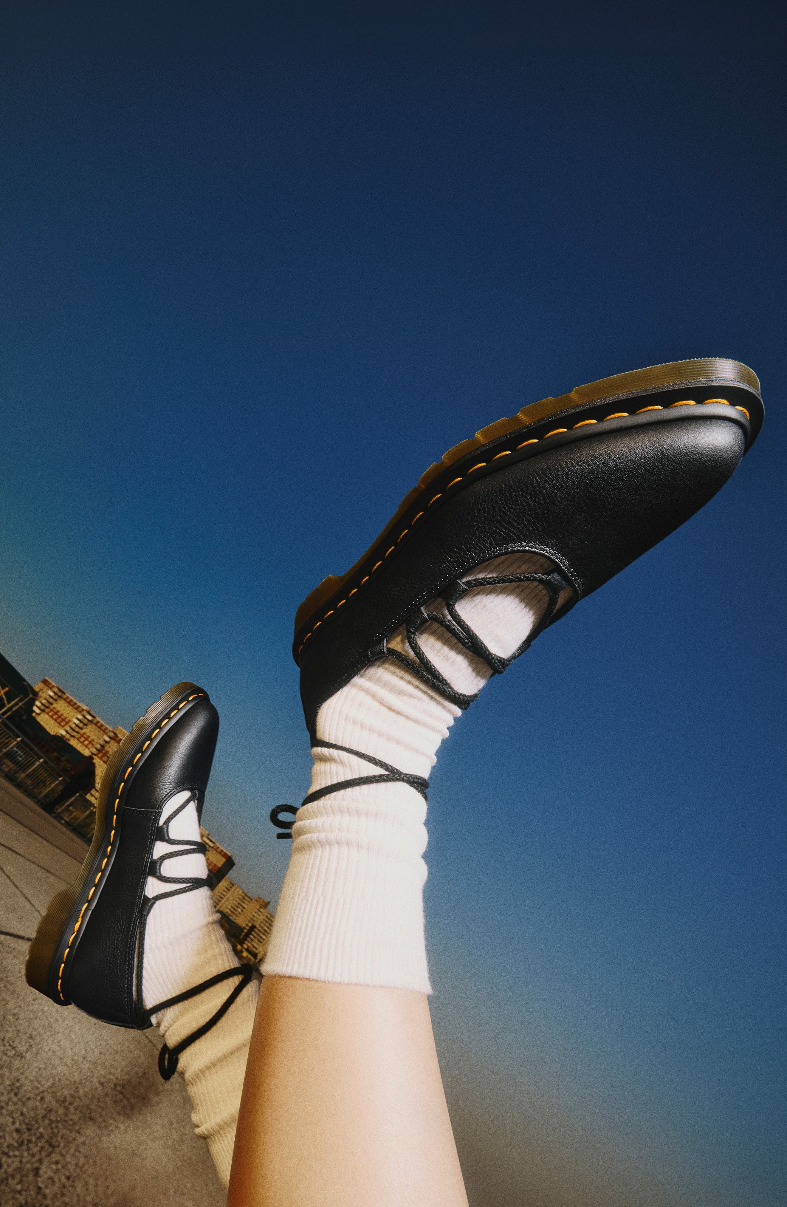 Dr. Martens Elphie II Pointed Toe Ballet Flat in Black at Nordstrom - 2