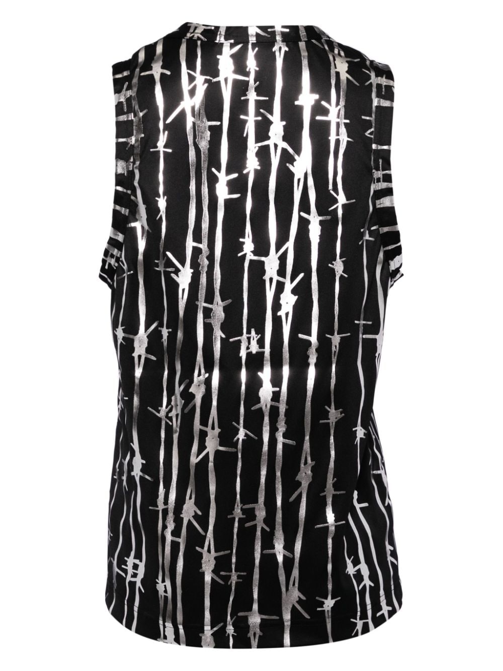 graphic-printed vest - 2