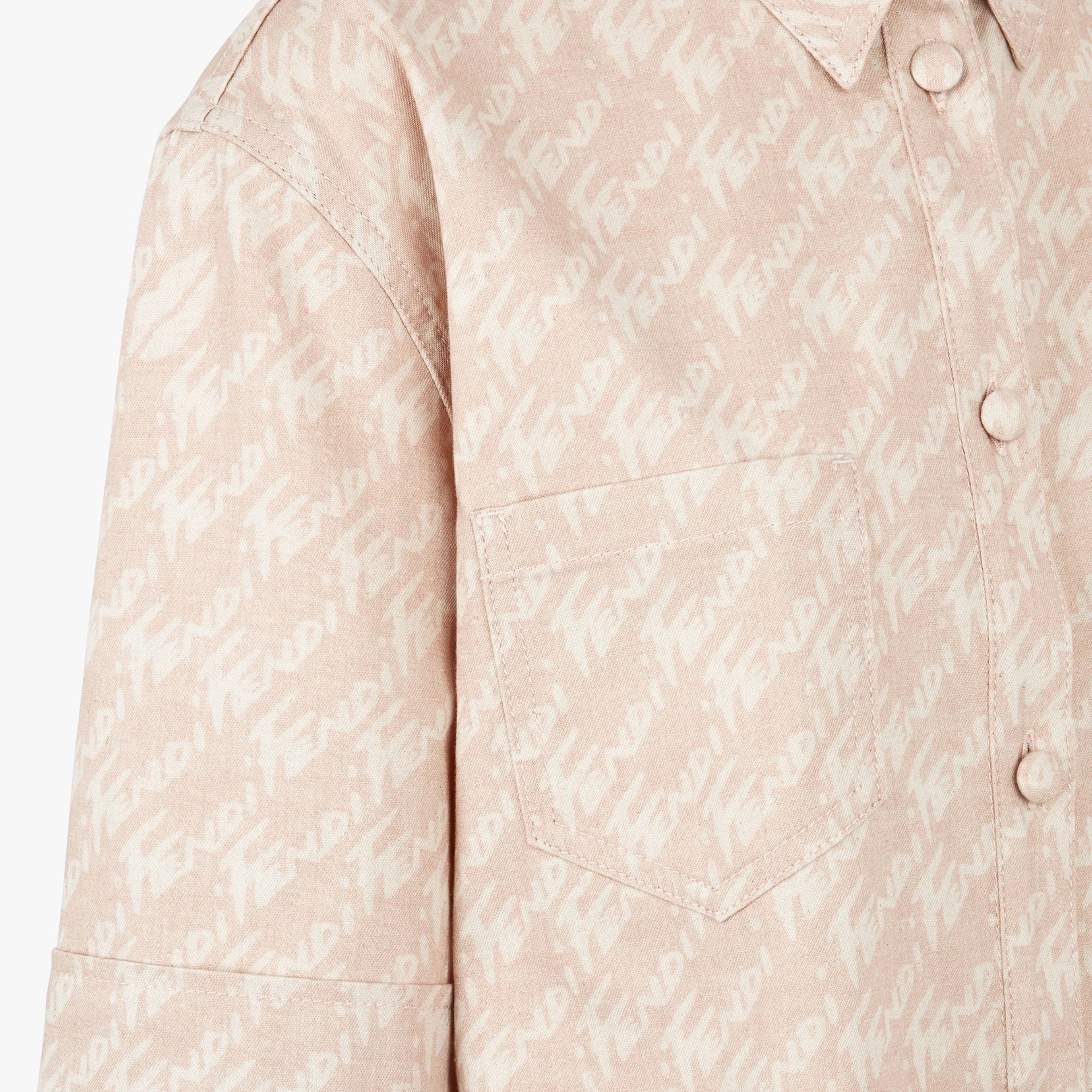 Pink chambray shirt - 3
