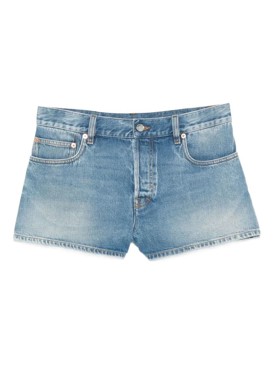 Gucci Denim Cotton Shorts - 1