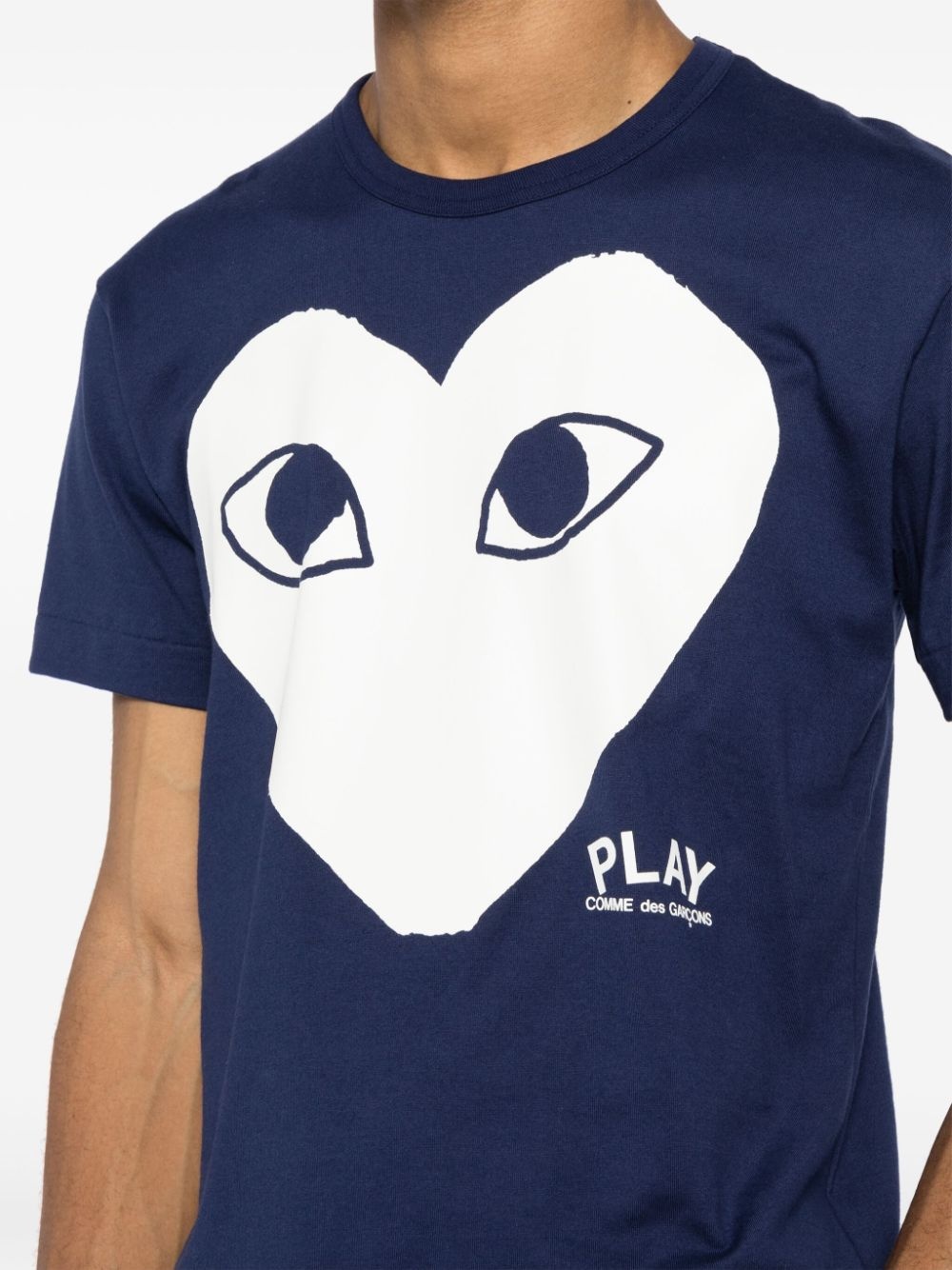 heart-printed T-shirt - 6