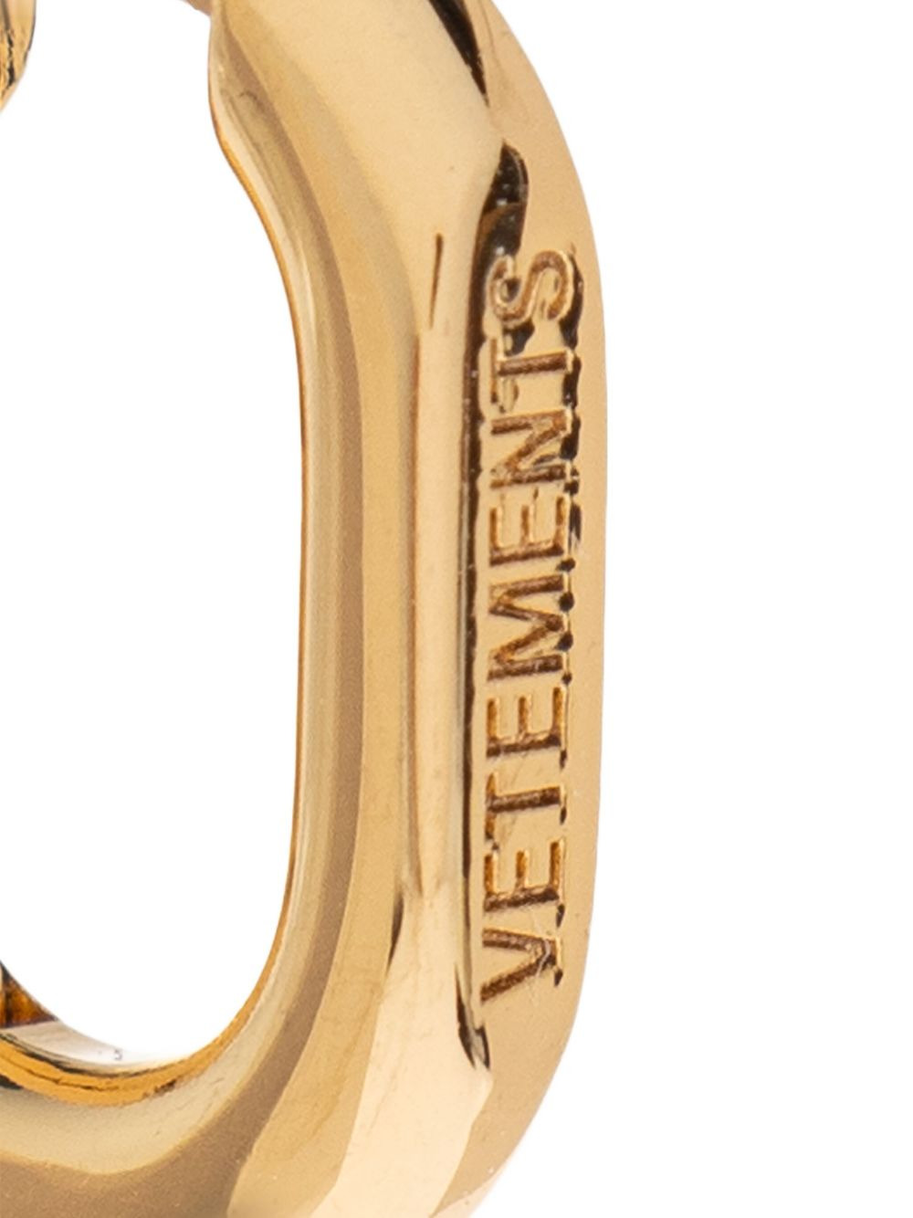 logo-engraved earring - 4