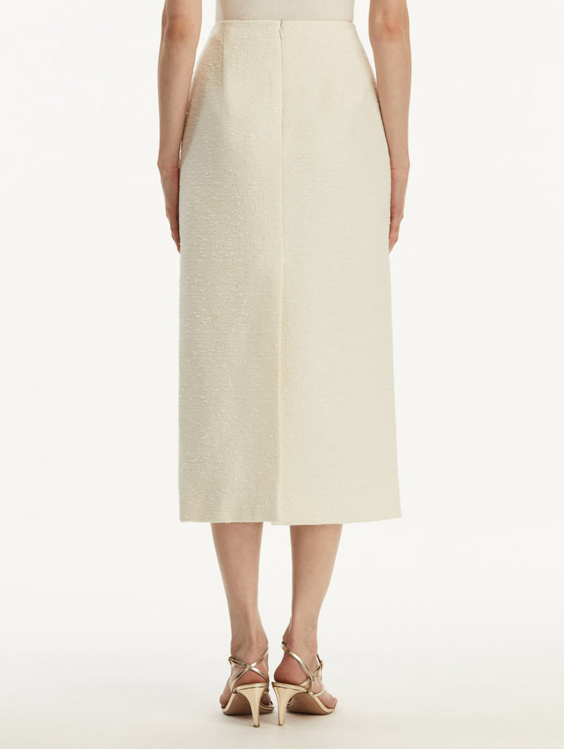 ORCHID EMBROIDERED TWEED SKIRT 3