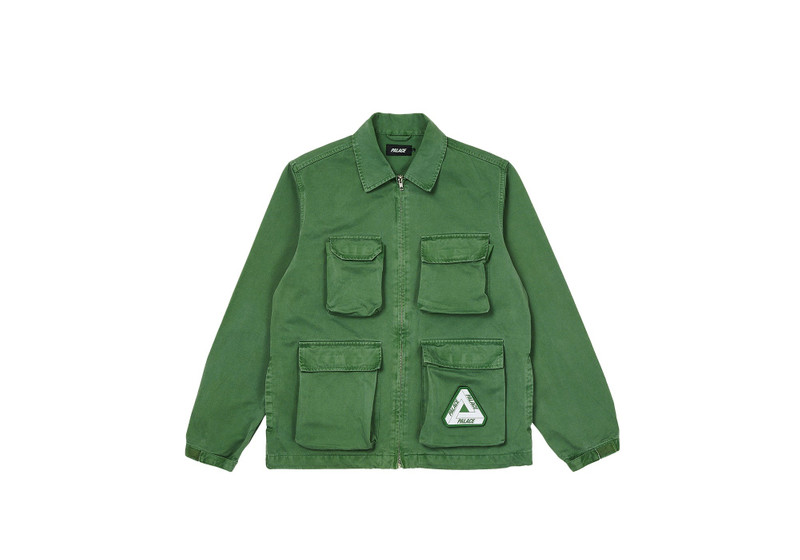 GARMENT DYED JACKET OLIVE - 1