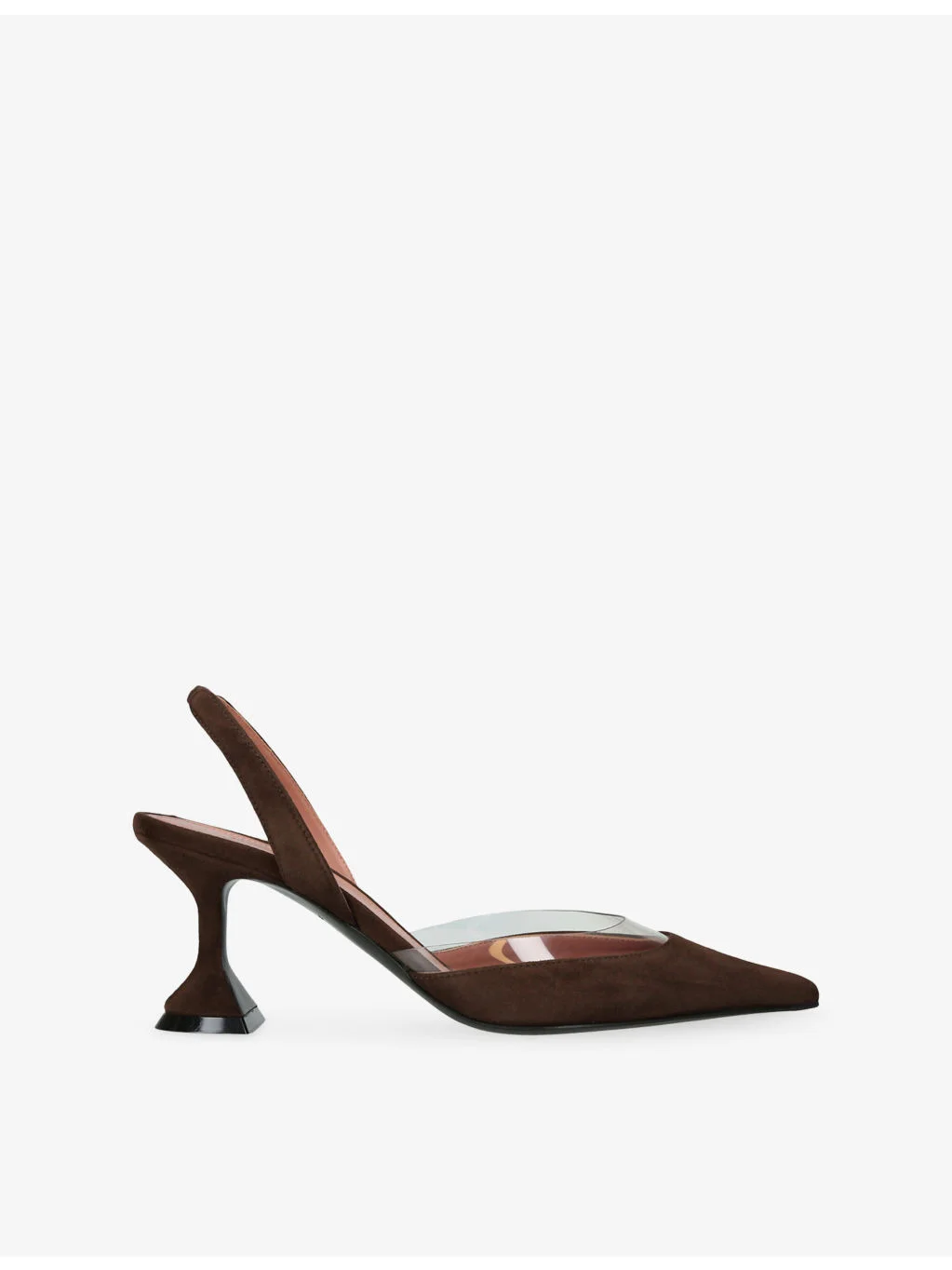 Lara 95 Heeled Suede Sling-Back Courts - 1
