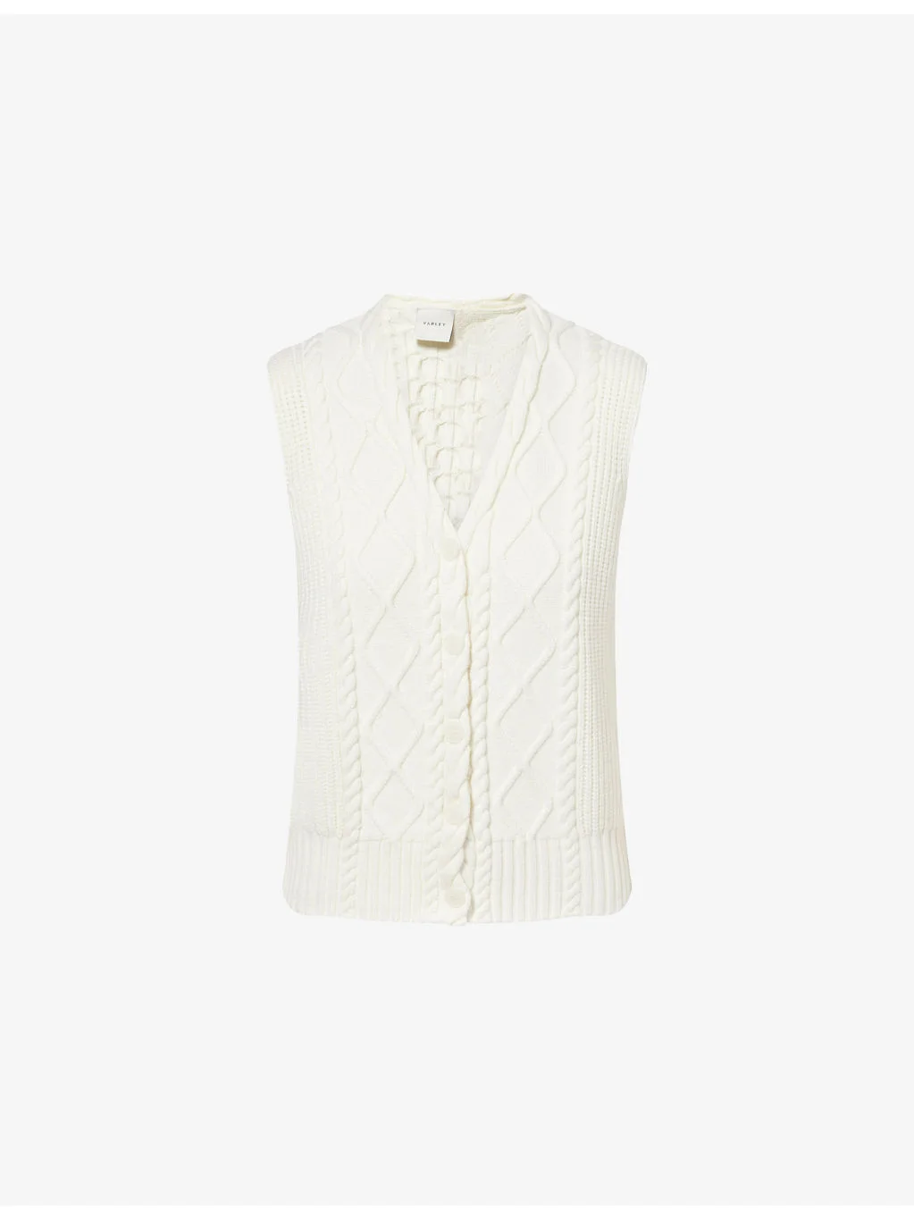 Tatyana Cable Knit Vest - 1