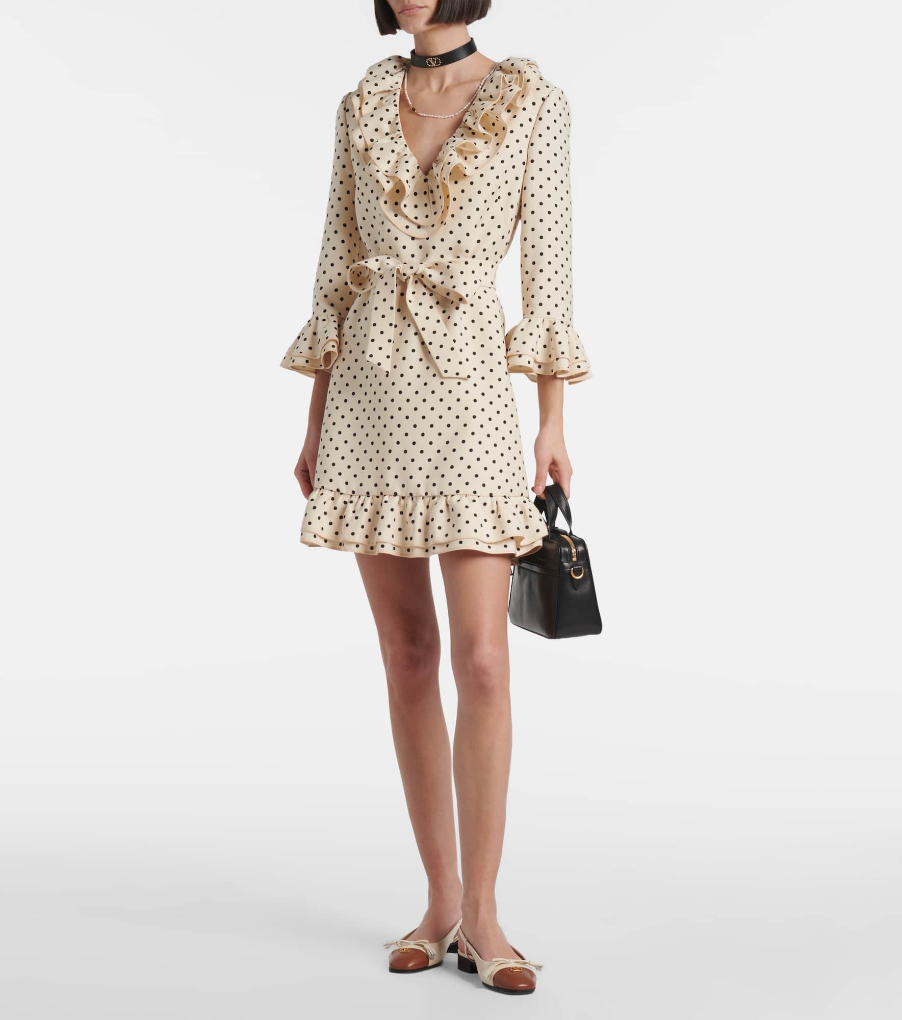 Crepe Couture Plusdepois ruffled minidress - 2