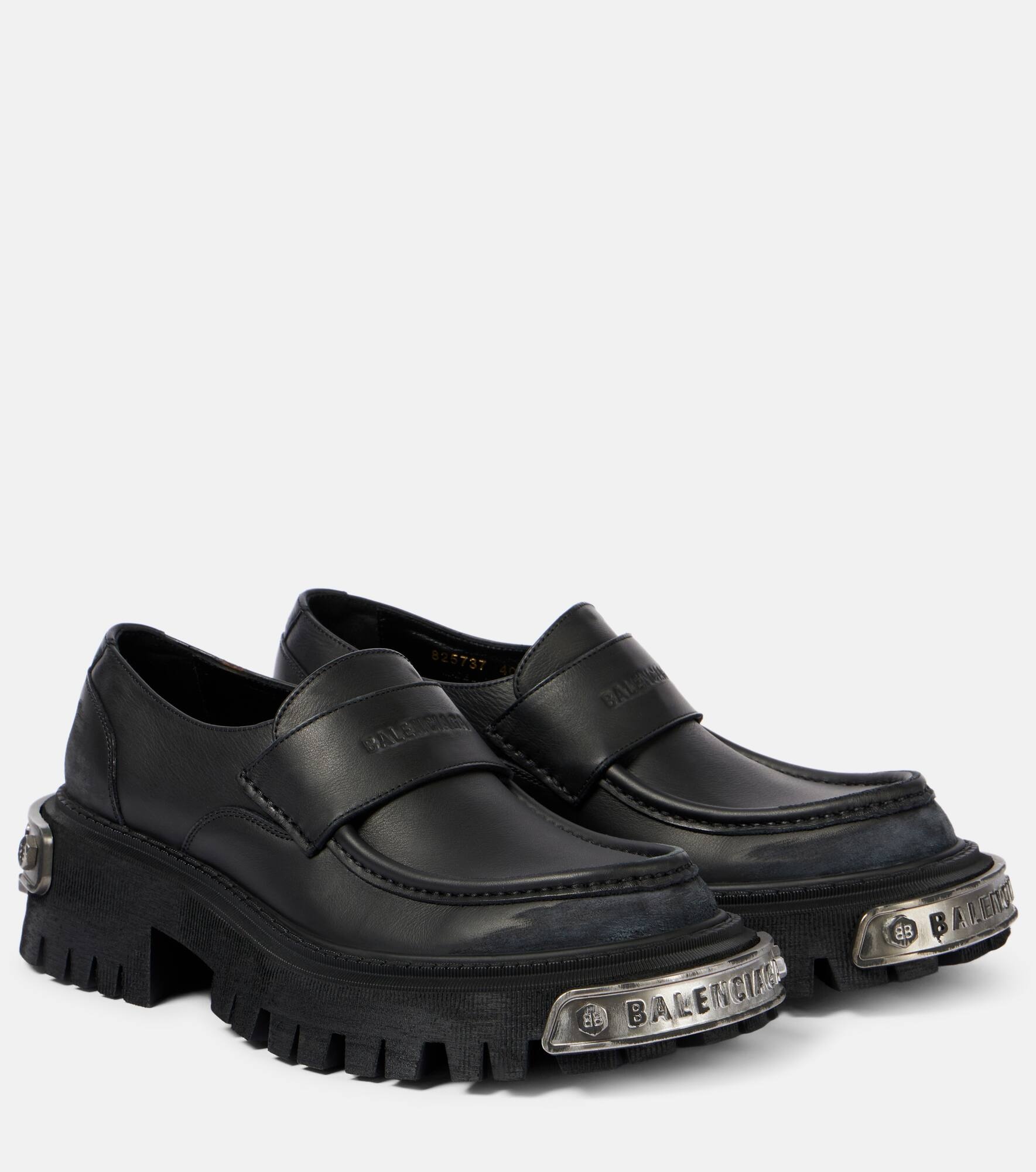 Tractor leather loafers - 1